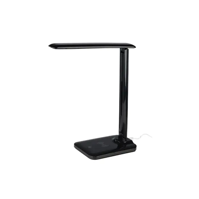 AcaLight Offer NETTO ΕΠΙΤΡΑΠΕΖΙΟ Φ/Σ LED 5W ΜΑΥΡΟ CCT 320LM+TOUCH SWITCH+WIRELESS/USB CHARGER FUTUR2