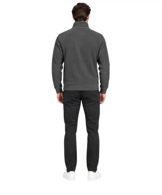 Accademia Militare - Ανδρική Ζακέτα Φούτερ Fleece W6S737-5642-002 Μαύρο 3