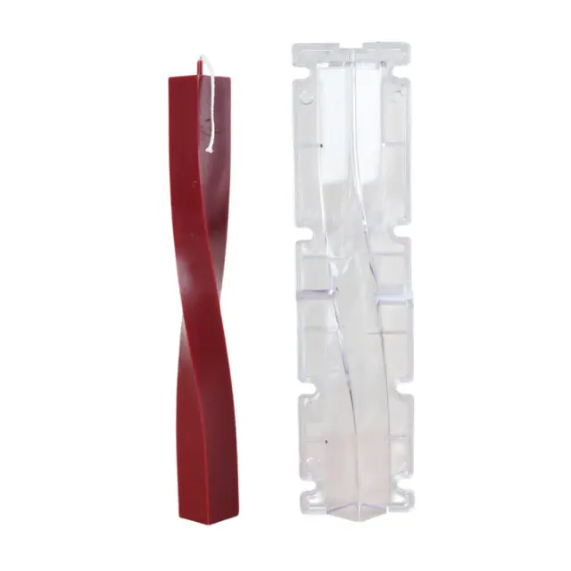 Καλούπι κεριού plexiglass, Λαμπάδα στριφτή, 26.4x6.4cm