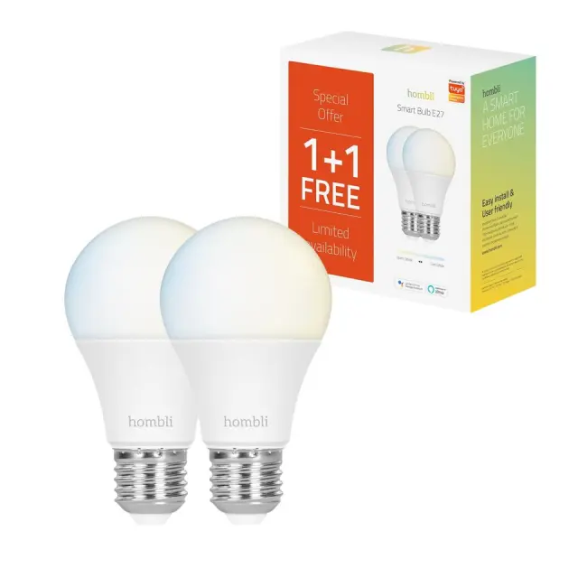 Hombl- E27 Smart Bulb CC- Promo Pack