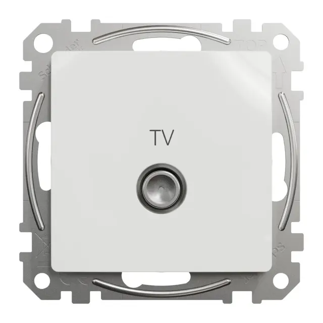 TV connector 4db, Sedna, White