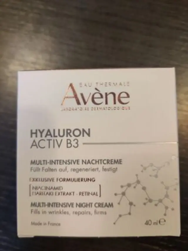 Avene Hyaluron Activ B3 Multi-Intense Night Cream Κρέμα Προσώπου Νυκτός με Υαλουρονικό Οξύ για Ενυδάτωση και Αντιγήρανση, 40ml