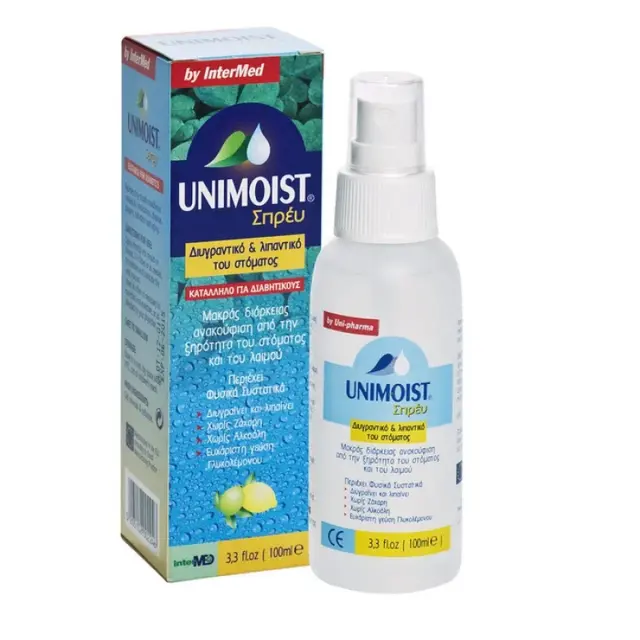 Intermed Unimoist Spray Καθημερινή ανακούφιση της ξηροστομίας 100 ml