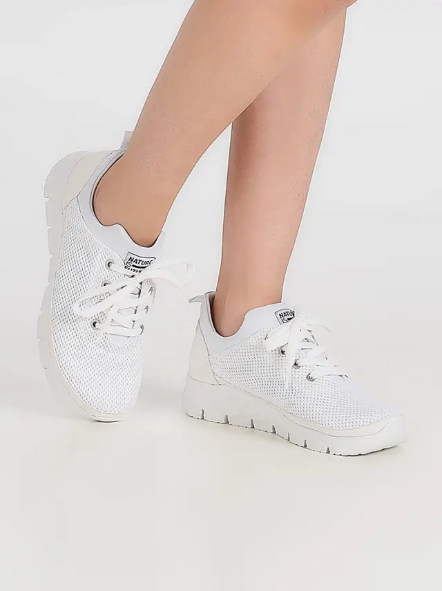 Mephisto Sneakers Γυναικείο ύφασμα Άσπρο NIF/WING WHITE 2