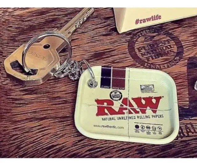Raw Keychain Miniature Tray Μεταλλικό Μπρελόκ 4.5x3.5cm 2