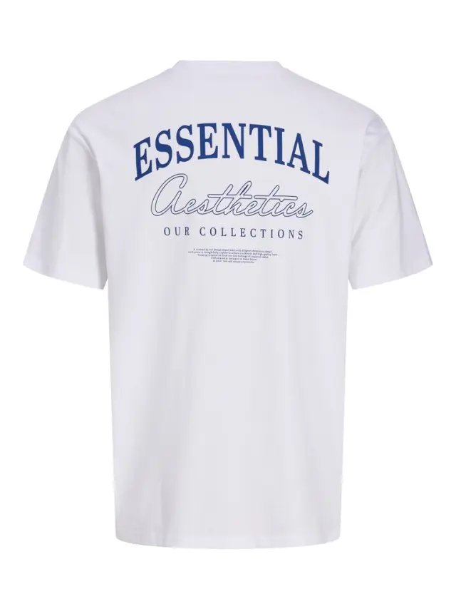 JJEORGANIC RELAXED STUDIO TEE SS ON SN Bright White