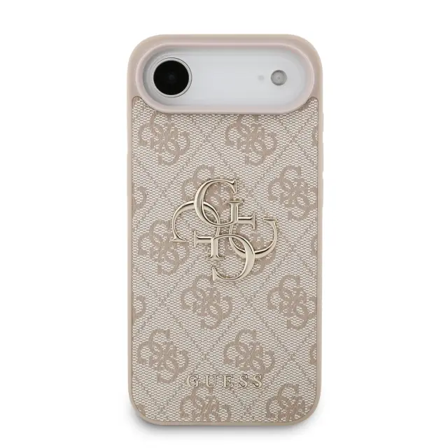 Guess PU 4G Metal Logo Case for iPhone Air Pink 2