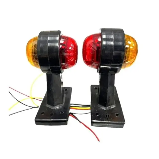 Ζευγάρι Φώτα Όγκου LED Πορτοκαλί-Κόκκινο - LED Volume Lights Orange - Red 074113 3