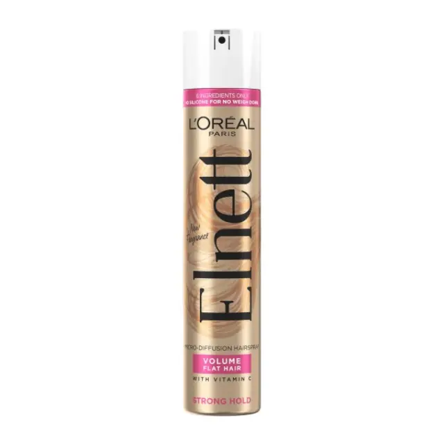 L'Oreal Paris Elnett Hairspray Volume Flat Hair Strong Hold 400ml