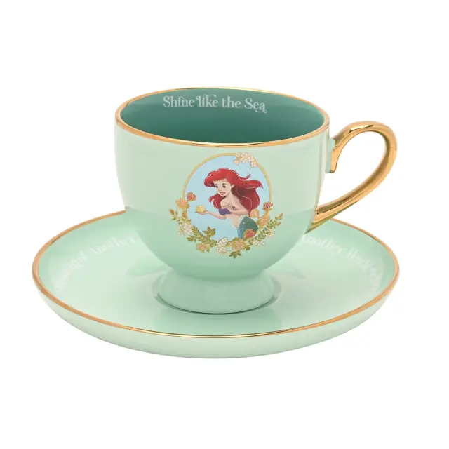 Κούπα + πιατάκι τσαγιού κεραμικά DISNEY PRINCESS - Ariel - Tea Cup + Saucer 200ml DI2364
