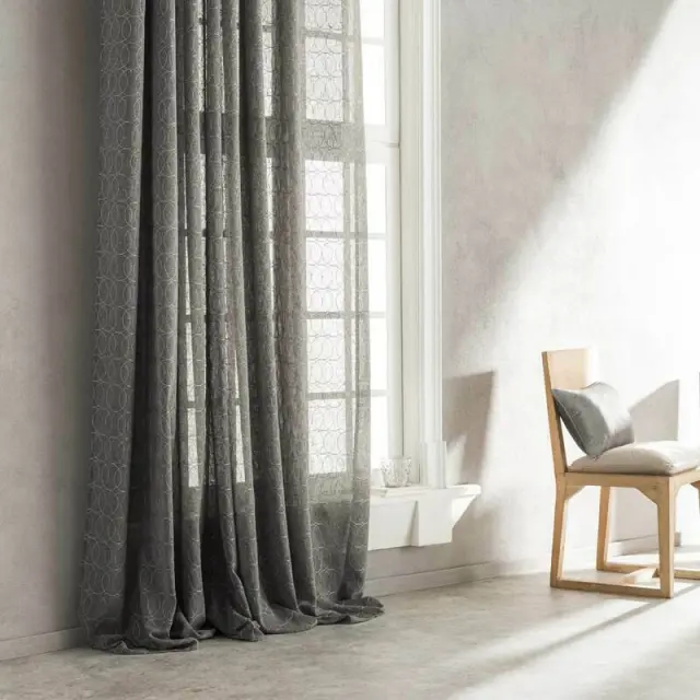 ΚΟΥΡΤΙΝΑ ΜΕ ΣΙΡΙΤΙ 140X 280CM GOFIS HOME ORBIS Γκρι 908B/ 09