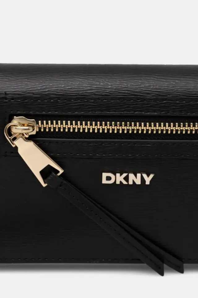 Γυναικεία Δερμάτινη Τσάντα Χιαστί DKNY Bryant R52E3K47-BGD Μαύρη Μαύρο - One Size 3