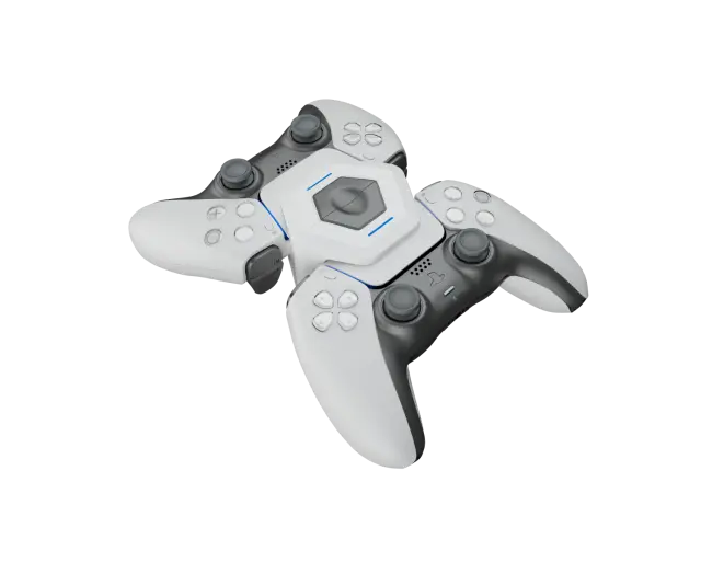 Gioteck Controller Βάση για 2 χειριστήρια PS5 Λευκή 308245