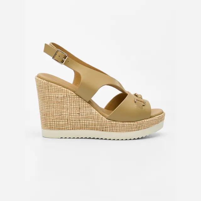 Comodissima Πέδιλα Γυναικείο δέρμα Μπεζ REP/52254 BEIGE