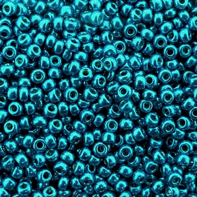 Χάντρα Miyuki Round Rocailles 11/0 - 5114 - Galvanized Dark Capri Blue ~10gr