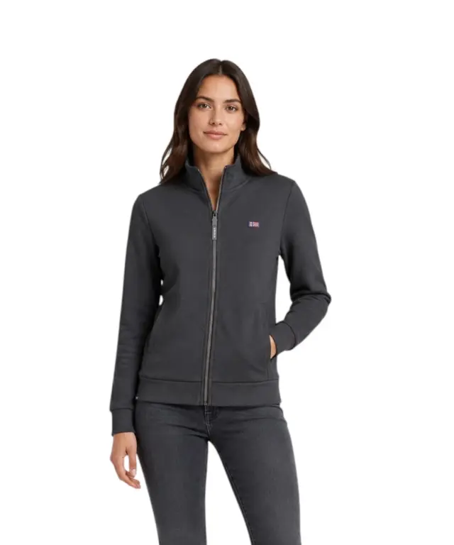 Norway Nautical School - Γυναικεία Ζακέτα Φούτερ 852410-BLACK Μαύρο