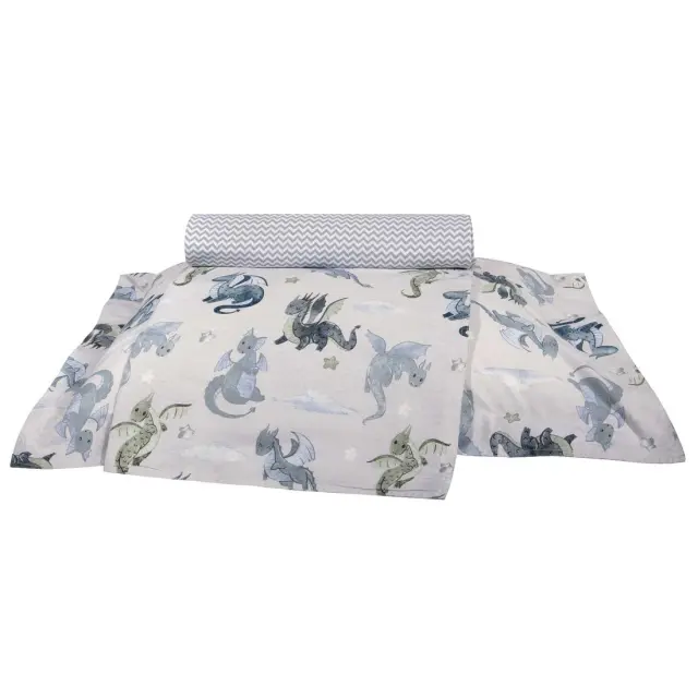 Σετ Σεντόνια 170x260 Μονά Greenwich Polo Club Essential 8863 Beige-Blue 100% βαμβακερόΧωρίς Λάστιχο 3