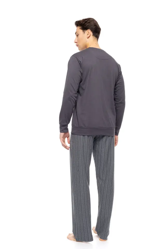 W-M797 - Type - PYJAMA STONE GREY STRIPES 3