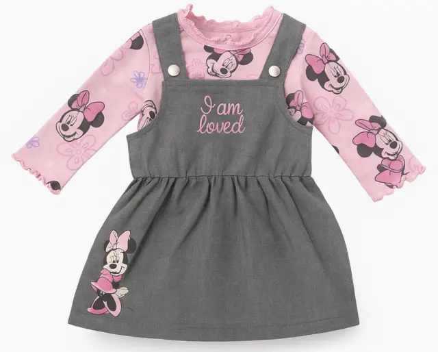 Μπλούζα με Φόρεμα Σαλοπέτα Jean Pink Minnie 8060252 - 12 M (80cm)