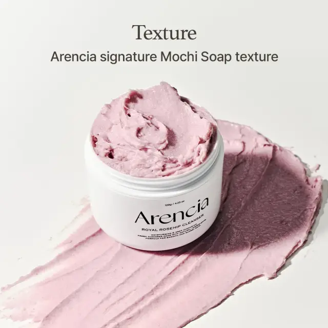 Arencia Fresh Rosehip Rice Mochi Face Cleanser, Καθαριστικό για το Θαμπό, Ξηρό ή Ευαίσθητο δέρμα 120gr 2
