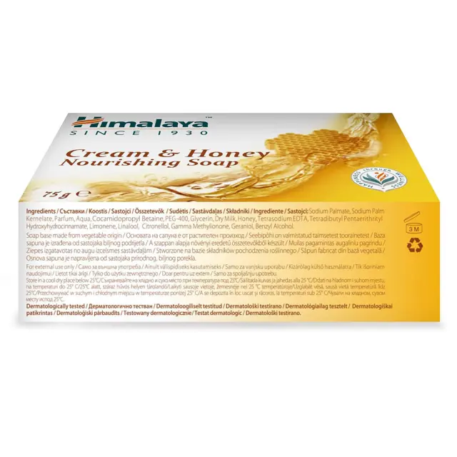 Himalaya Cream Honey Nourishing Soap 2