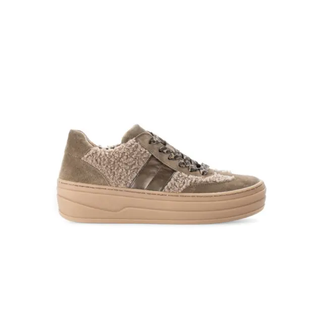 Gabor Sneakers Γυναικείο Δέρμα Nubuck/Teddy Καφέ GAB/73350 14-FARRO