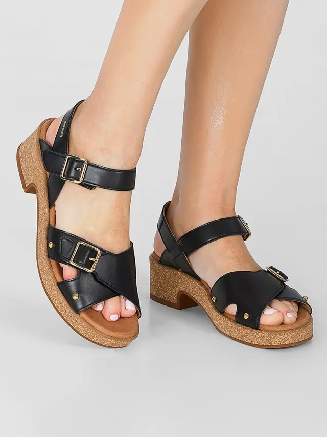 Mephisto Πέδιλα Γυναικείο δέρμα Μαύρο MEP/FEDORA BLACK 2