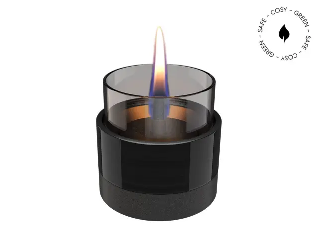 Επιτραπέζια Εστία Φωτιάς Rosie 8 Tenderflame με διάρκεια καύσης 3 - 4 ώρες, χωρητικότητα δεξαμενής 150ml και διαστάσεις 9x8.5cm - Black TF-600169