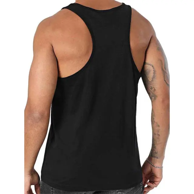 Champion Men's Standard Fit Small Chest Logo Tank Μαύρο 220781-KK001 (Champion) 2