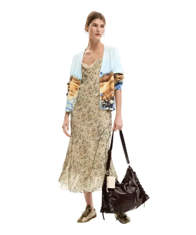 Desigual - Γυναικεία Ζακέτα Sun 26SWJF18-5004 Γαλάζιο 2