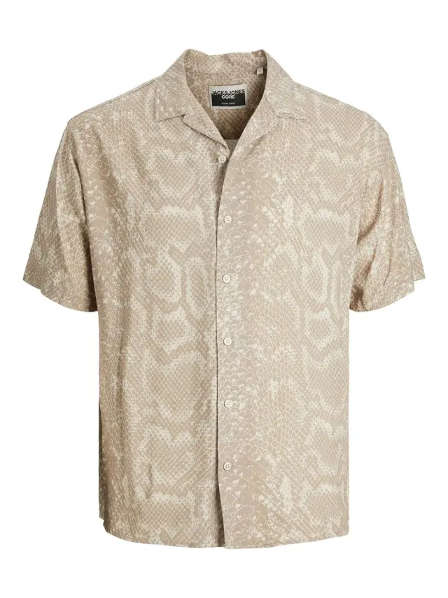 JCOUNNATURAL REGGIE RESORT SHIRT SS LN Cobblestone
