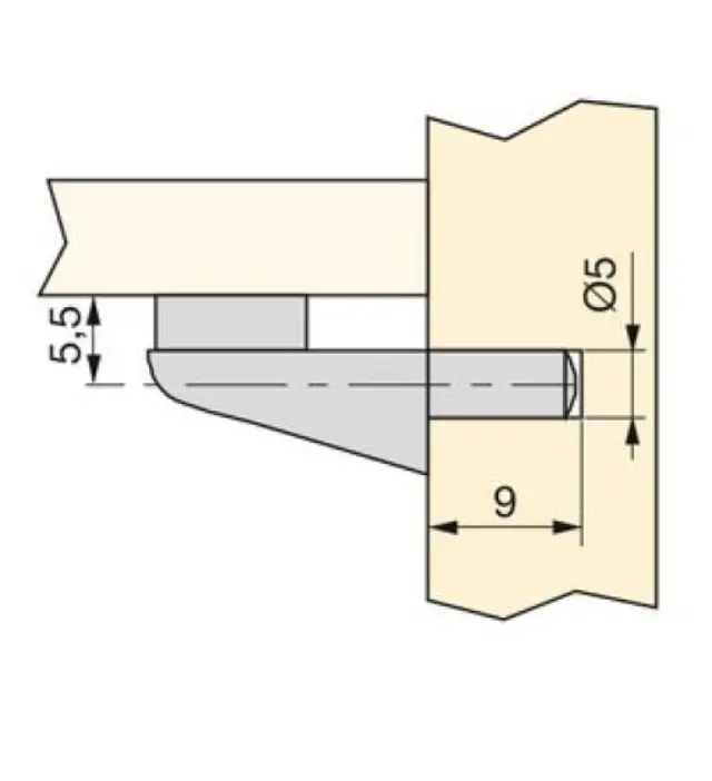ΤΑΚΑΚΙΑ ΡΑΦΙΩΝ ΜΕ ΒΕΝΤΟΥΖΑ EMUCA 8013807 Φ-5ΜΜ (100ΤΜΧ) 2
