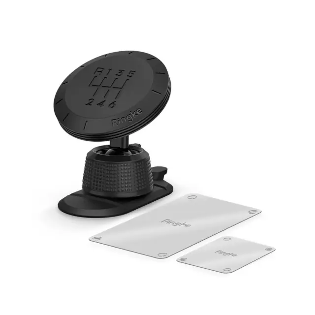 Ringke® Gear Mount Design Μαγνητική Βάση Κινητού Αυτοκινήτου για το Ταμπλό- Black