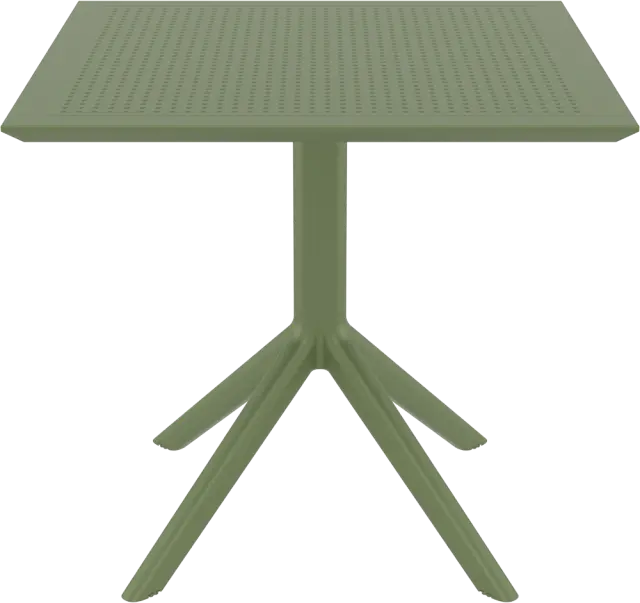 Τραπέζι SKY Olive Green PP 80x80x74cm
