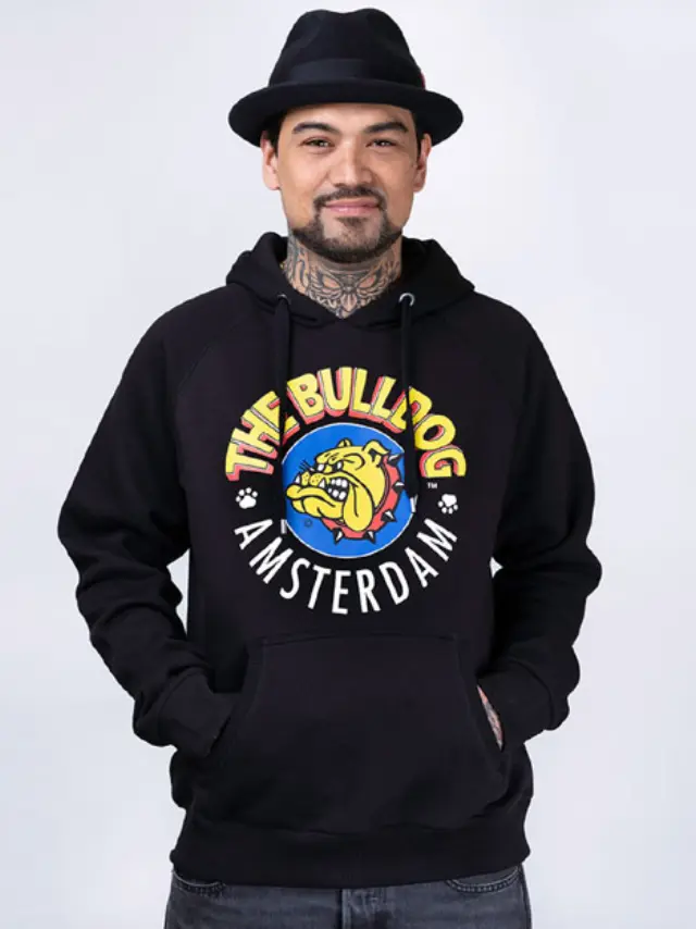 The Bulldog Amsterdam Φούτερ Original Hoodie Black - XLarge 2