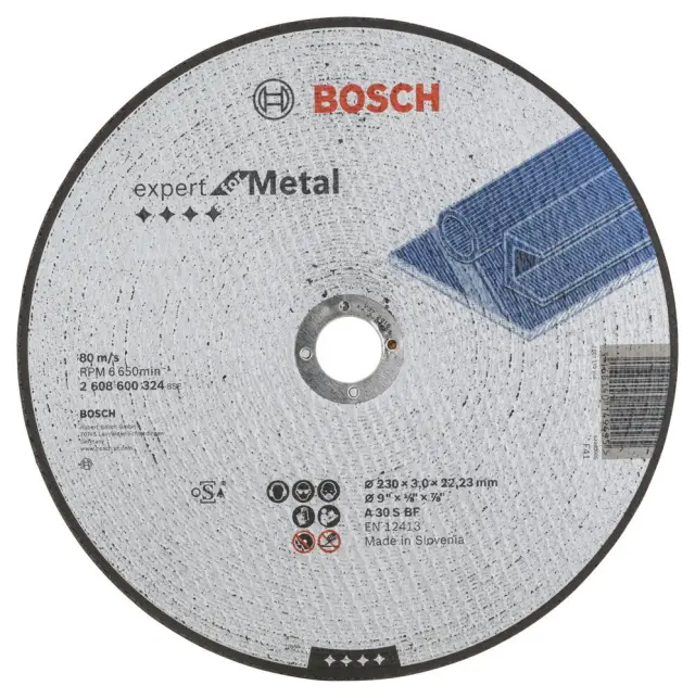 Δίσκος Κοπής Μετάλλου Bosch 2608600324 230x3.0mm