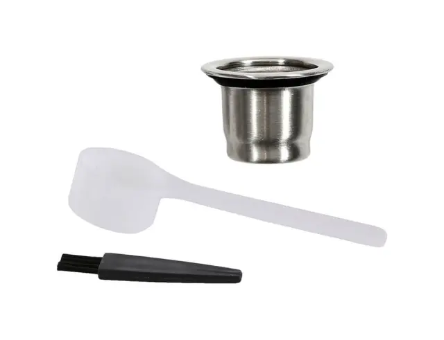 Επαναγεμιζόμενη Κάψουλα Καφέ Cook Concept για καφετιέρες Nespresso με βουρτσάκι καθαρισμού και δοσομετρικό κουτάλι KA4558 2