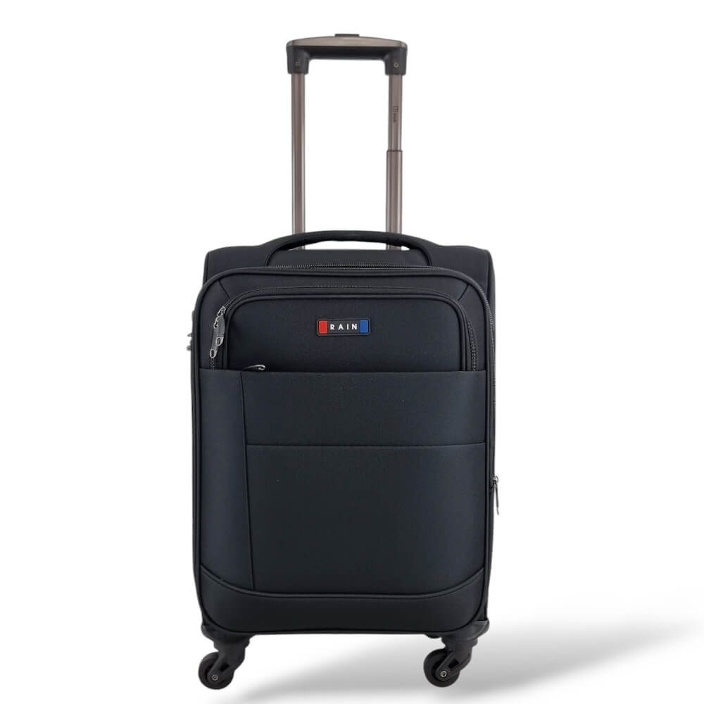 Υφασμάτινη Βαλίτσα Καμπίνας με 4 Ρόδες 56x38x22 +5cm RAIN RB2007-20. - Μπορντό
