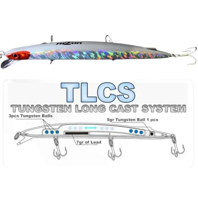 RIZOR BIGBARRA 190S – Jerk Minnow 19cm 36g Sinking #01 BARRACUDA 2