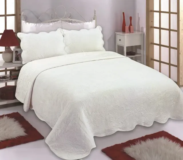 Κουβέρτα βελούδο με sherpa NX2211 (220cm x 240cm + 2x50cm x 70cm) ivory - -
