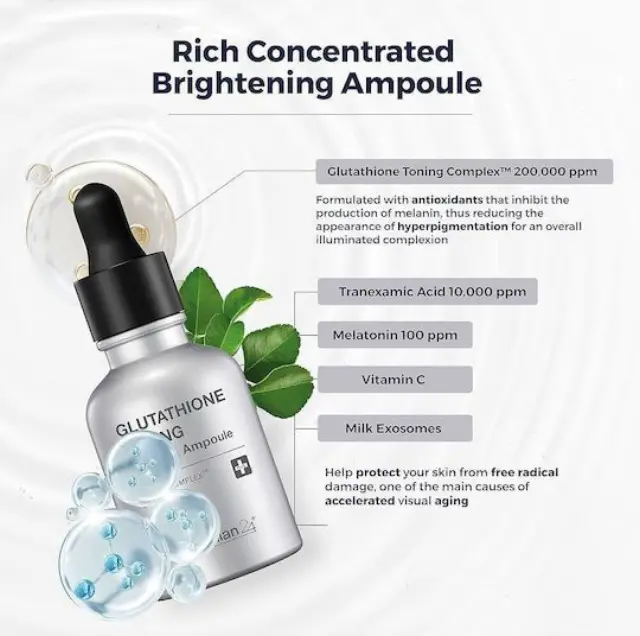 Centellian 24 Glutathione Toning Boosting Ampoule-Ορός Λεύκανσης προσώπου με γλουταθειόνη 30ml 2