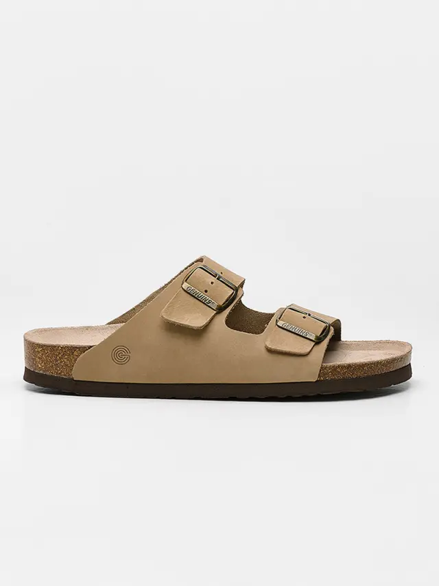 Genuins Πέδιλα Unisex δέρμα Nubuck Μπεζ GEN/HAWAII APURE G106561 N/TAUPE 2