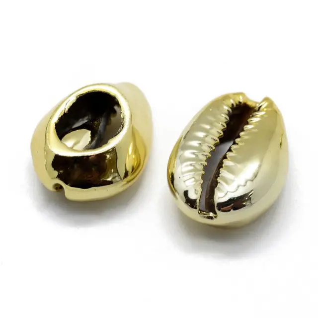 Κοχύλι Επιμεταλλωμένο (στοιχείο) Golden ~15/25mm - 5τεμ