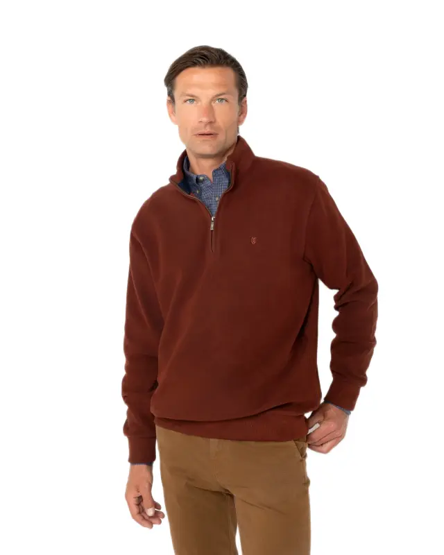 The Bostonians Big amp; Tall ανδρικό φούτερ half zip regular fit 3RO1000X-8