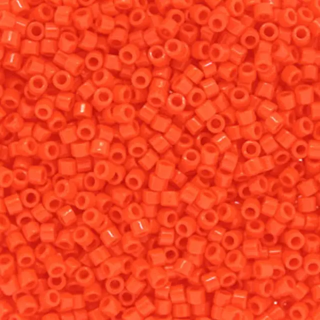 Χάντρα Miyuki Delica 11/0 - DB0722 - Opaque Orange ~7gr