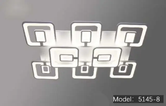 Φωτιστικό οροφής LED - Πλαφονιέρα με Dimmer - 5145-8WH - 943727 2