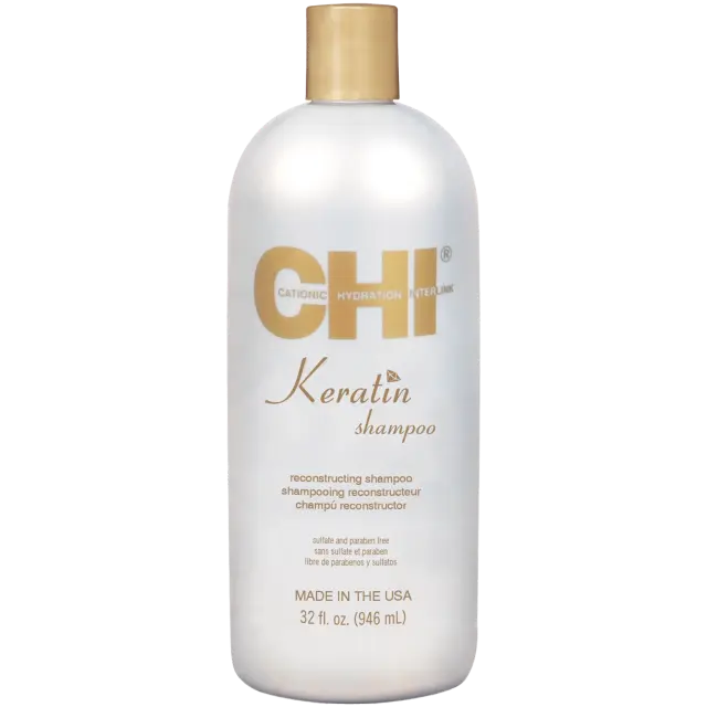 CHI Keratin Σαμπουάν Αναδόμησης/Θρέψης & Ενυδάτωσης για Όλους τους Τύπους Μαλλιών 946ml