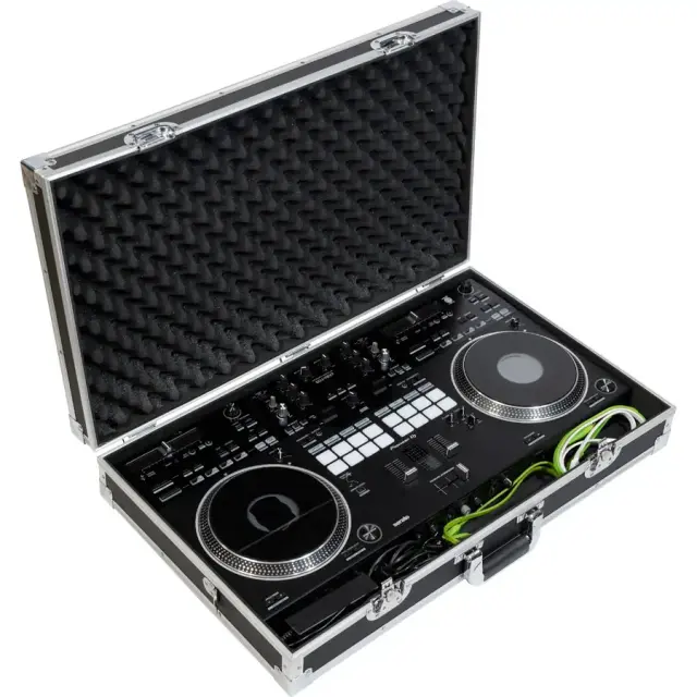 WALKASSE W-CONTROL-L Flight case Pick n Pluck foam DDJ-REV7,1000, FLX6..., Silver.