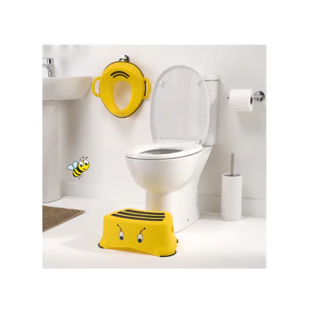MYCARRYPOTTY My Little Step Stool - Εκπαιδευτικό σκαλοπατάκι / Μελισσούλα κίτρινη 2