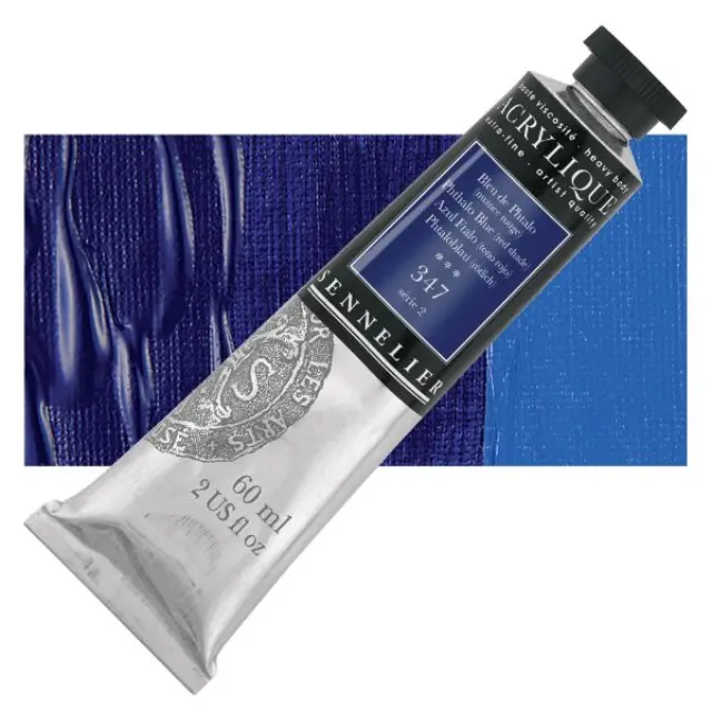 Ακρυλικό Sennelier Extra Fine - 347 Phthalo Blue (Red Shade) S2 - 60ml